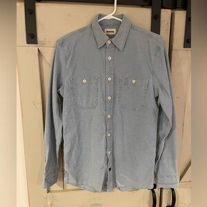 Taylor Stitch Utility Shirt in washed indigo size 38